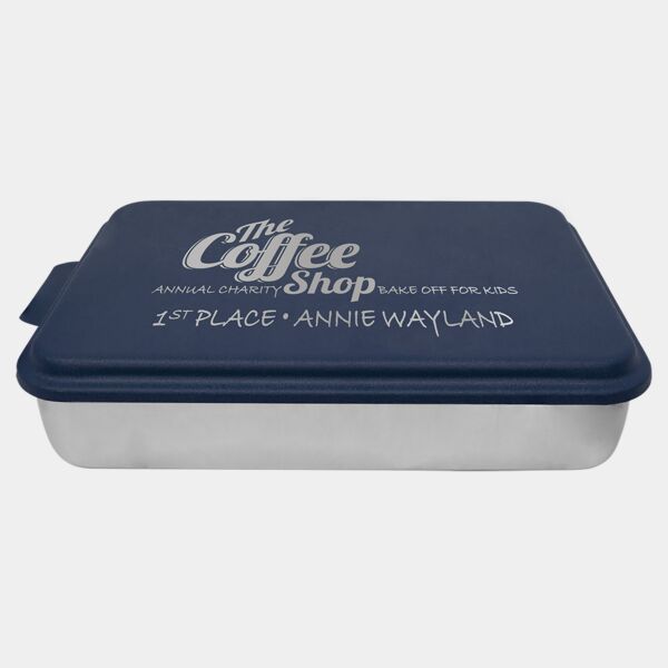 9" x 13" Aluminum Cake Pan with Lid Thumbnail