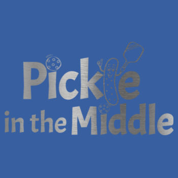 Pickle in the Middle Pickleball Club 32 oz Water Bottle Design