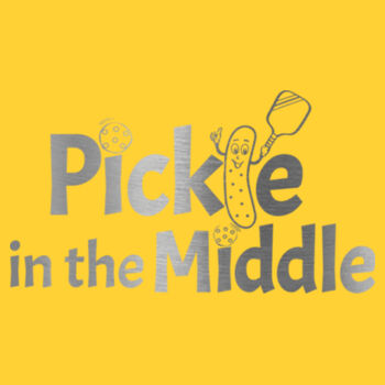 Pickle in the Middle Pickleball Club 12 oz. Wine Tumbler Design