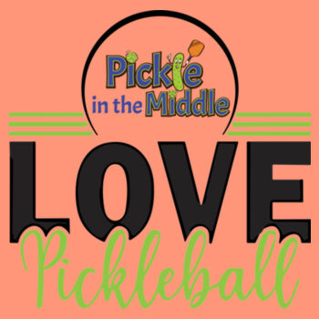 Love Pickleball Youth UPF 50 Long Sleeve Shirt Design