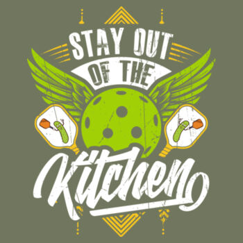 Stay Out of the Kitchen Pickleball Tee Design