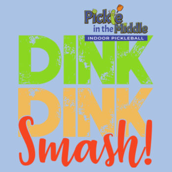 Dink Dink Smash UPF 50 Long Sleeve Ladies Performance Tee Design