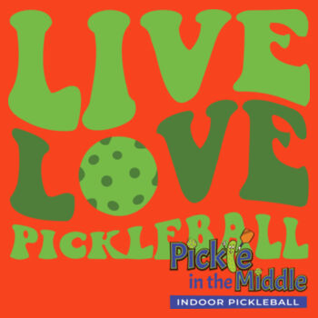 Live Love Pickleball Ladies Performance Tee Design