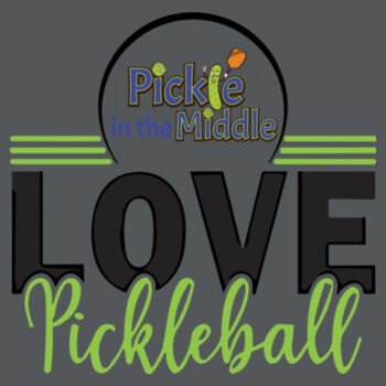 Love Pickleball UPF 50 Long Sleeve Ladies Performance Tee Design