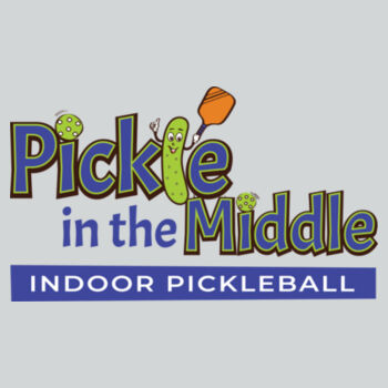 Pickle In the Middle Puma Golf Men's Quarter-Zip  Design