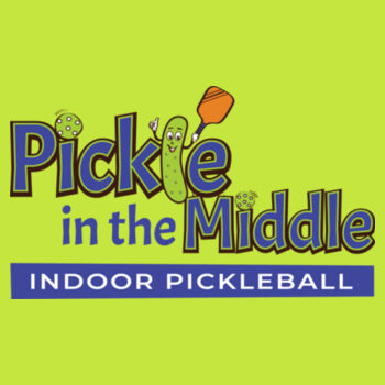 Pickleball Hoodie Sweatshirt with Full Front Logo Design