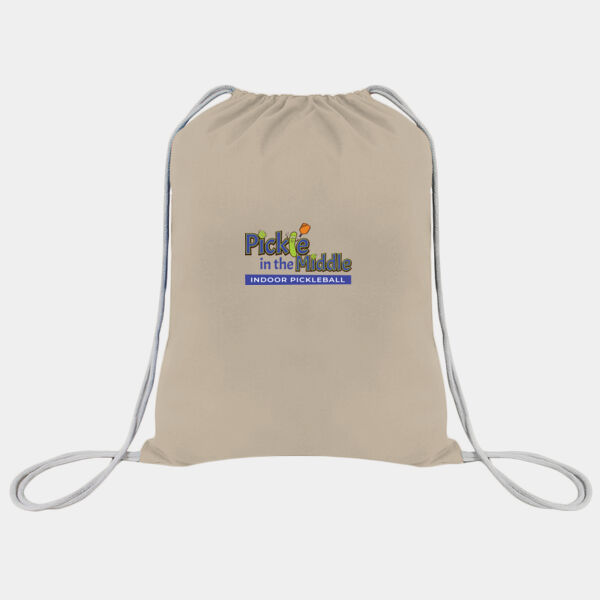 Pickle in the Middle Pickleball Drawstring Bag Thumbnail