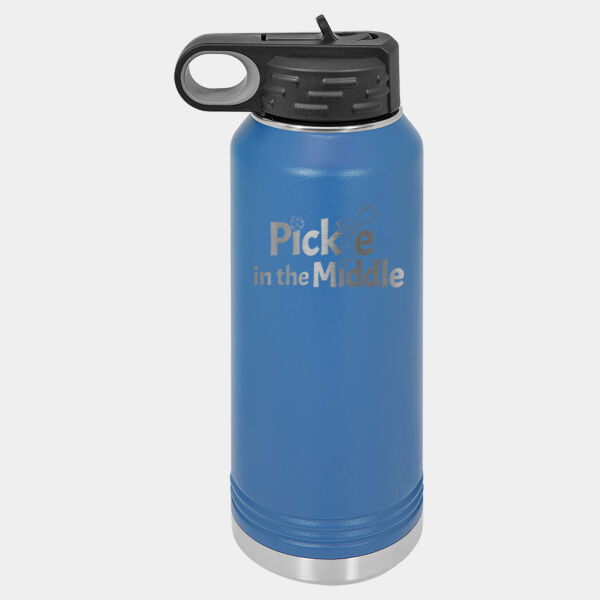 Pickle in the Middle Pickleball Club 32 oz Water Bottle Thumbnail