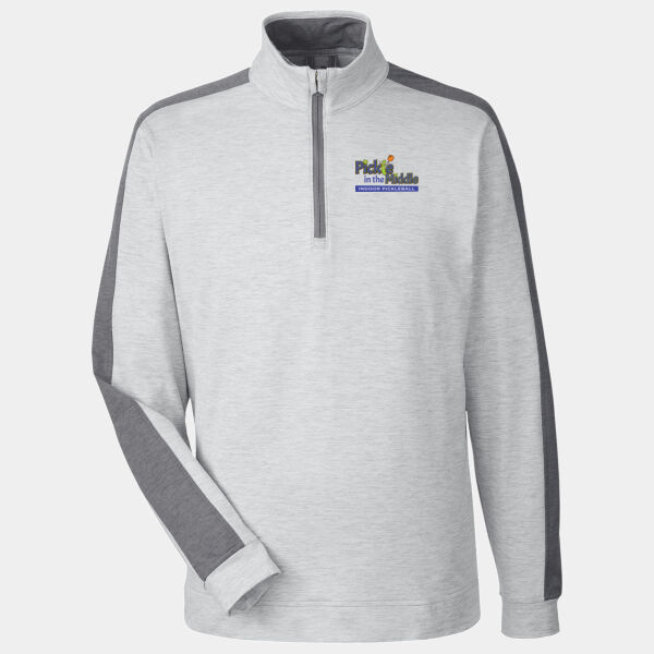 Pickle In the Middle Puma Golf Men's Quarter-Zip  Thumbnail