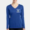 Ladies Long Sleeve PosiCharge ® Competitor V Neck Tee Thumbnail